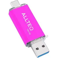 Allteq USB 3.1 stick - Roze - 128 GB -