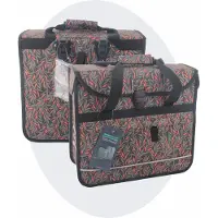 Voltano Voorgevormde Enkele Fietstas / Pakaftas - Crimson Leaf - 17L