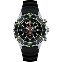 Chris Benz - CB-C300X-G-KBS - Duikershorloge - Unisex - Quartz