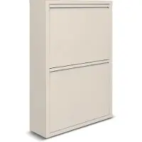 De Bommel Meubelen Schoenenkast Shoes - 2 vakken - metaal Beige