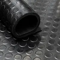 Arbon Rubbermat op rol - Noppen 3 mm - Breedte 140 cm -Rubber loper - Per Strekkende Meter