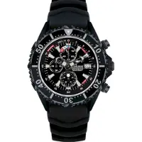 Chris Benz Dames, Heren, Unisexhorloge CB-C300-LE-MBS chronografen, duikershorloge