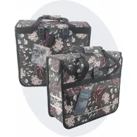 Voltano Voorgevormde Enkele Fietstas / Pakaftas - Pink Elegance - 17L