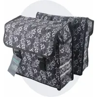 Voltano Dubbele Fietstas Floral Elegance - 38 Liter - Waterdicht Polyester