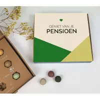 Blossombs Bloembommetjes - PENSIOEN - Zaadjes - Cadeau pensioen - geometrisch - geniet van je pensioen - Zaad