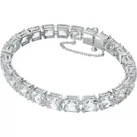 Swarovski Armbanden - Millenia Square cut Rhodium plated in silver | Maat M