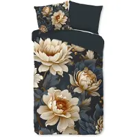 Muller Textil Dekbedovertrek Micropercal Iron - anthracite 140x200/220cm