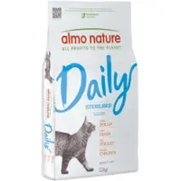 Almo Nature Daily Sterilised kip kattenvoer 2 x 12 kg