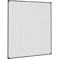 vidaXL Insectenhor voor ramen magnetisch 120x140 cm antracietkleurig