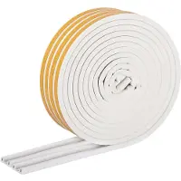 Fix-o-moll tochtband zelfklevend P 9x5,5mm 18m wit