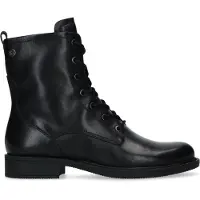 No Stress leren veterboots zwart female | Maat: 37