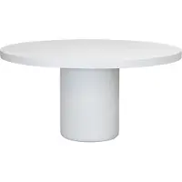 Giga Meubel Tuintafel Eden Rond Wit Ø150cm