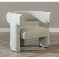 Livin24 Scandinavische fauteuil Bibi chenille mintgroen