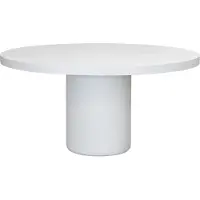 Giga Meubel Eettafel Eden Rond Wit 120cm