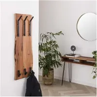 Meubelplaats Kapstok Timber 2x3 haken hoog