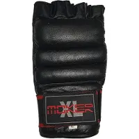 Moker MMA handschoenen Leer - Zwart
