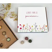 Blossombs Bloembommetjes - PENSIOEN - Zaadjes - Cadeau pensioen - bloemetjes - geniet van je pensioen - zaad