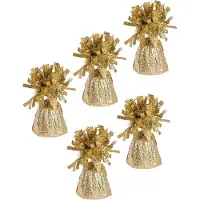 Haza Ballon gewichtjes - 10x - goud - 170 gram - gewichtjes voor helium ballontrosjes