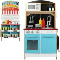 Colorbaby Ice Cream Parlor Wooden Toy Kitchen Veelkleurig 3 Years Kinderen