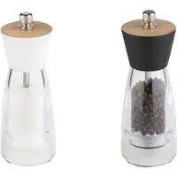 Aps Frida Peper- en Zoutmolen Set - Keukenmolen Stel van 2 - Kruidenmolen - Ø6cm