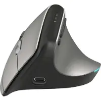 Hama EWM-700 - Draadloze ergonomische muis - 8 knoppen - 2.4 GHz RF & BT - dpi switch - Stil - Oplaadbaar - Antraciet