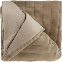 Unique living Plaid Norah Taupe 200 X 150 Cm