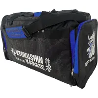 Matsuru Hong Ming Kyokushin Sporttas Zwart - Blauw - Groot