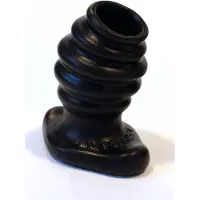 Oxballs - Butt-Hole Rippled Fuckplug - Zwart - Small