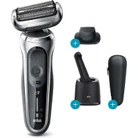Braun Series 7, model 70-S7200cc, zilver, met scheermesje
