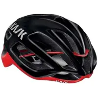 Kask Protone Zwart Rood helm, Maat S