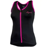 Rogelli Abbey Fietstop - Dames - Zwart Roze - M