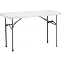 Garbar Strauss 122x60 Cm Opvouwbare Tuintafel
