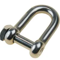 Goldenship Trawling D Shackle Zilver 22 mm