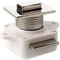 Sea-dog Line Push Button Rim Latch Wit 49 x 48 x 52 mm