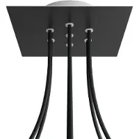 Creative Cables Kroq207f103 Rose-one Square Mat Zwart Rozen Kit