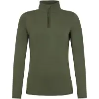 Protest Skipully Women FABRIZ 1/4 Zip Top Botanic Green-XXL
