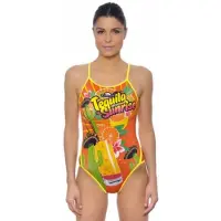Turbo Tequila Sunrise Swimsuit Oranje 4XL Vrouw