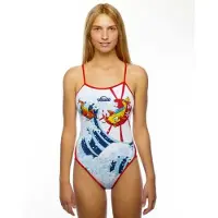 Turbo Japan Carp Swimsuit Veelkleurig 2XL Vrouw