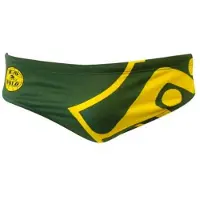 Turbo Australian Official Swimming Brief Groen 12-24 Months Jongen