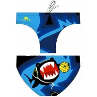 Turbo Shark Swimming Brief Blauw 12-24 Months Jongen