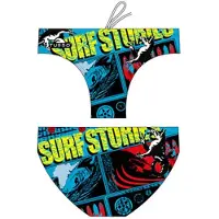 Turbo Surf Stories Waterpolo Swimming Brief Blauw 5-6 Years Jongen