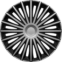 Gorecki Wieldoppenset Dakota Sil/bl 13 Inch Zilver 4 Stuks
