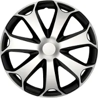 Gorecki Wieldoppenset Mega Sil/bl 13 Inch Zilver 4 Stuks