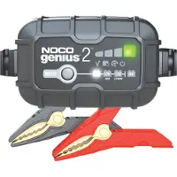 NOCO 2EU Acculader – 2 Ampere – 6 & 12 Volt – Volautomatisch - Laadt en onderhoudt - Druppellader