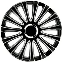 Carpoint Wieldoppen Le Mans Pro 13 Inch Abs Zwart/zilver Set Van 4