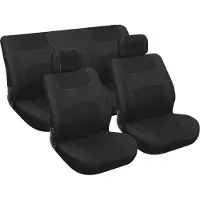 Carpoint Stoelhoesset 6-delig zwart