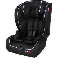 Carkids i-Size Autostoeltje Jessie - Voldoet aan I-Size R-129 Norm - Voor kinderen van 76 tot 150cm - Met Isofix & Top Tether aansluiting - Zwart/Wit