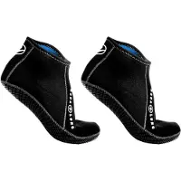 Aqua Lung Elastic Ergo Low Top 3 Mm Booties Zwart EU 48-49