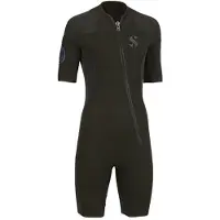 SCUBAPRO Oneflex F-zip Woman 2.5 Mm Shorty Zwart L Vrouw