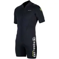 Aqua Lung 4 Mm Short Sleeve Shorty Zwart ML Man